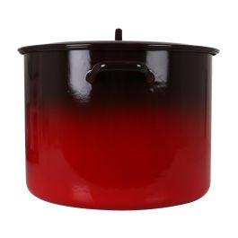 La Estrella Olla Alta con Tapa 36 cm - 30L Fuego