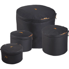 TOBAGO APRT22 Kit Fundas Batería 22x18 Bombo, 13x9 Tom, 16x16 Tom, 14x6.5 Caja, Negro Precio: 126.50000055. SKU: B1AAMLHZSV