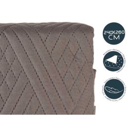 Colcha Cama Reversible 240X260 Gris Oscuro Y Azul Giftdecor (6 Unidades) Colcha Cama Reversible 240X260 Gris Oscuro Y Azul Giftdecor (6 Unidades)