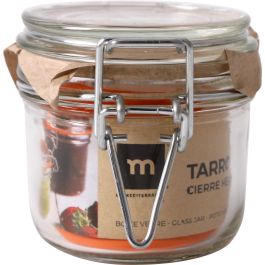 La Mediterranea Tarro Hermético de Vidrio con Cierre Clip 180 ml (36 Unidades)