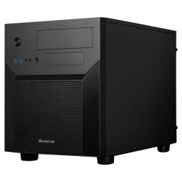 Chieftec CI-02B-OP Caja de PC Cubo Negro para micro ATX y Mini-ITX con Fuente de Alimentación