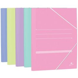 Carpeta De Gomas Y Solapas Carton Fº Pastel Surtido (5 Col.) (Set de 20) Precio: 22.49999961. SKU: S8422219