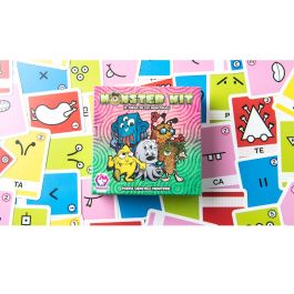 Tranjis games sl Juego Mesa Monster Kit Crea Monstruos Juego Educativo Cartas Conjuro 8 Modos Juego Rol
