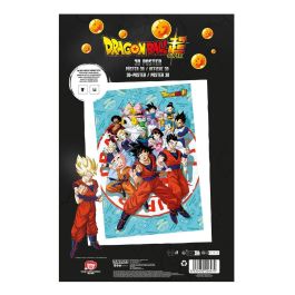 Sd toys Póster 3D Dragon Ball Super Universe Survival 58x38 cm PVC Lenticular Oficial