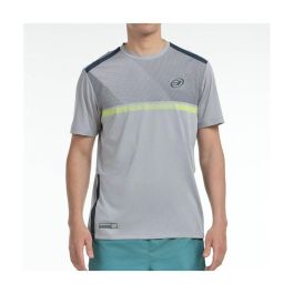Camiseta de Manga Corta Hombre Bullpadel Bilao Gris claro Pádel 43