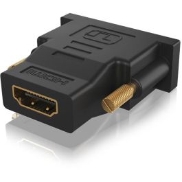 ICY BOX Adaptador DVI-D (24+1) a HDMI (ST-BU) Negro