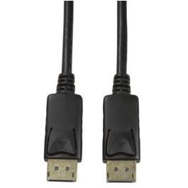 LogiLink CV0074 Cable DisplayPort 5m 4K/60Hz Macho/Macho Negro Contactos Oro