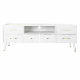 Mueble Tv Glam DKD Home Decor Blanco Crema 40 x 52 x 140 cm