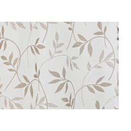 DKD Home Decor Cortina Shabby con Diseño de Hojas Marrón Claro 270x140 cm Poliéster, Pack 2 Unidades DKD Home Decor Cortina Shabby con Diseño de Hojas Marrón Claro 270x140 cm Poliéster, Pack 2 Unidades