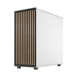 Fractal Design FD-C-NOR1X-04 Carcasa Midi Tower Blanco, Compatible con ATX, 3 Ventiladores 140mm, Vidrio Templado