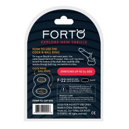 Anillo para el Pene Forto Negro S