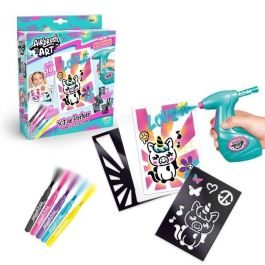 Canal Toys - Arte con aerógrafo - Kit de creación de carteles con spray electrónico, plantillas y rotuladores - AIR 015 Precio: 26.49999946. SKU: B18KJYV38E