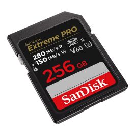 Sandisk SDSDXEP-256G-GN4IN Tarjeta de Memoria SDXC 256GB UHS-II V60 Velocidad Lectura 280MB/s Escritura 100MB/s