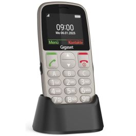 Gigaset GL395 Teléfono Móvil para Personas Mayores Dual SIM, Resistente al Polvo y Salpicaduras, con Botones Grandes, Silver