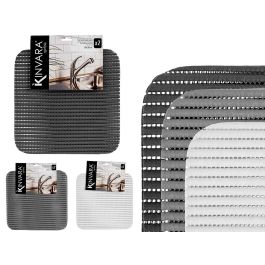 Set 2 Alfombrillas Antideslizantes Kinvara 32x32 cm - Blanco, Gris, Gris oscuro (24 Unidades) Precio: 43.49999973. SKU: B19VAPAAA5