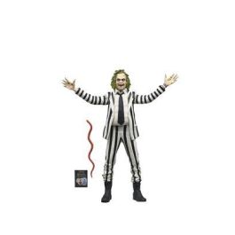 Neca Figura de Acción Beetlejuice Traje a Rayas Blanco y Negro 18 cm Neca Figura de Acción Beetlejuice Traje a Rayas Blanco y Negro 18 cm
