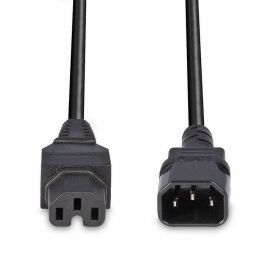 Lindy 2m IEC C14 to IEC C15 'Hot Condition' Power Cable, Black Lindy 2m IEC C14 to IEC C15 'Hot Condition' Power Cable, Black