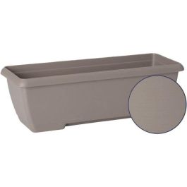 Garden Id 08200207 Jardinera Teramo Taupe 60 cm con Reserva de Agua Integrada, Reciclada, 100% Reciclable, Duradera y Gran Volumen Garden Id 08200207 Jardinera Teramo Taupe 60 cm con Reserva de Agua Integrada, Reciclada, 100% Reciclable, Duradera y Gran Volumen