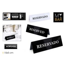 Placa Acrílica Reservado 15x5 cm - My Bar (24 Unidades) Precio: 21.88999989. SKU: B144TDRJKY