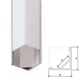 Perfil Aluminio para Tira LED Difusor Opal x 2M para Tiras Flexibles y Rígidas Decoración Empotrada Vitrinas Escaleras Precio: 7.49999987. SKU: B1EH3QM4KE