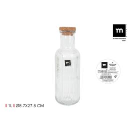 Botella de Cristal La Mediterránea Vidrio 1 L (24 Unidades) Botella de Cristal La Mediterránea Vidrio 1 L (24 Unidades)