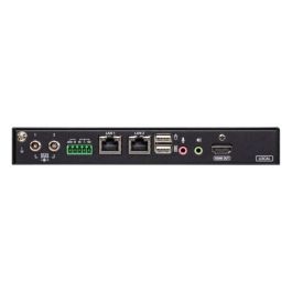 ATEN CN9850-AT-G Interruptor KVM sobre IP de 1 Puerto HDMI 4K, Acceso Remoto/Local, Virtual Media, Redundancia de Alimentación/LAN, Audio, Reinicio Remoto y Control RS-232