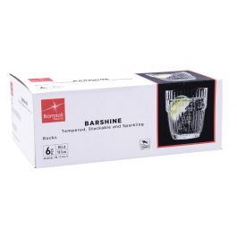 Bormioli Rocco Barshine Caja 6 Vasos Bajos Vidrio Templado 30 cL