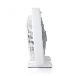 Orbegozo BF 0140 Ventilador Box Fan Portátil 60W, 4 Aspas 40cm, 3 Velocidades, Temporizador 2h, Silencioso, Difusor Rotatorio