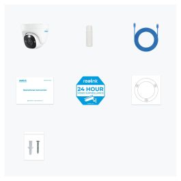 Reolink P344 Cámara de Seguridad IP PoE Interior/Exterior 12MP Visión Nocturna 30m