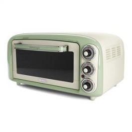 Ariete 979/04 Mini Horno Eléctrico 18 Litros Vintage Verde con Función Estática, Temporizador y Temperatura Regulable hasta 230°C, Incluye Parrilla y Bandeja Precio: 83.49999944. SKU: B15F6DVYVQ