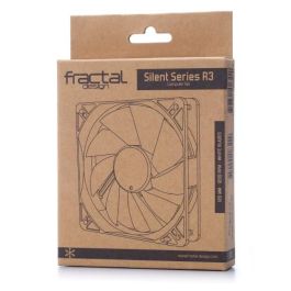 Fractal Design Silent Series R3 120 mm Carcasa del ordenador Ventilador 12 cm Negro, Blanco