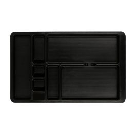 Bandeja Organizadora Q-Connect De Cajones Color Negro 364x225x21 mm