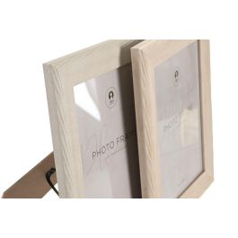 DKD Home Decor Marco de Fotos Urban Moderno 15x20 cm Colores Beige Natural Materiales PS y Cristal Medidas Exteriores 26x21x1.7 cm Pack de 4