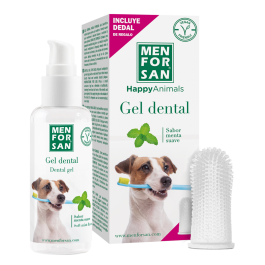 Men For San Gel Dentífrico Natural para Perros con Sabor a Menta Suave, Control de Placa y Aliento Fresco, Incluye Dedal Aplicador Men For San Gel Dentífrico Natural para Perros con Sabor a Menta Suave, Control de Placa y Aliento Fresco, Incluye Dedal Aplicador Precio: 8.49999953. SKU: B15WM8XHL8