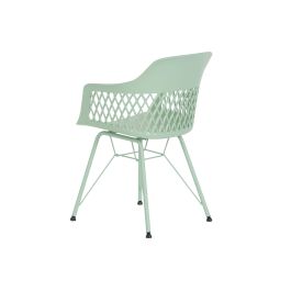 DKD Home Decor Silla Shenglong 3 Scandi Urban Verde PP Metal 57x57x80.5 cm