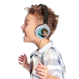 HARRY POTTER - Auriculares estéreo con cable - Plegables para niños con limitación de volumen de escucha