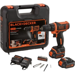 BLACK & DECKER Destornillador Inalámbrico 10.8 V con 2 Baterías y Caja Precio: 111.98999999. SKU: B12JCVXZMH
