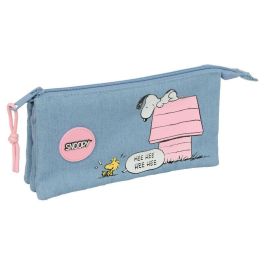 Safta Estuche Portatodo Triple Snoopy 120x220x30 mm Precio: 16.50000044. SKU: B1EE4TMNQN