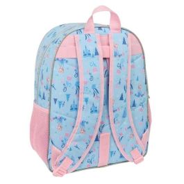 Mochila Escolar Frozen Ice magic Azul 33 x 42 x 14 cm