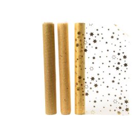 Decoris Camino de Mesa de Organza Dorado con Purpurina, 200x35cm, 3 Modelos Surtidos para Decoración Precio: 3.69000027. SKU: B1JT2T6NXF