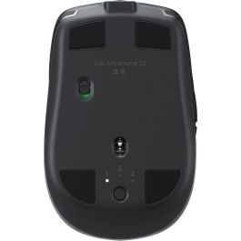 Logitech MX Anywhere 2S Ratón Inalámbrico Bluetooth Multidispositivo Sensor Darkfield 4000 DPI Seguimiento en Cristal Grafito (Sin Unifying)