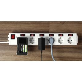 Hama Regleta Enchufes con Protección Sobretensión, Cable 1.4 m