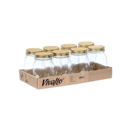 Tarro Conserva 500Ml Vivalto 8X13CM (24 Unidades) Tarro Conserva 500Ml Vivalto 8X13CM (24 Unidades)