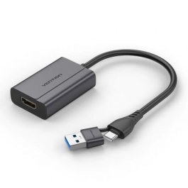 Adaptador Vention ACYHB/ USB Tipo-C Macho/ USB Macho - HDMI Hembra Precio: 15.94999978. SKU: B15H7EXK6X