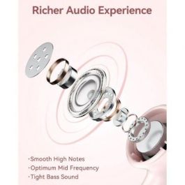 Auriculares in Ear Bluetooth Vention ELF 06 NBKP0 Rosa