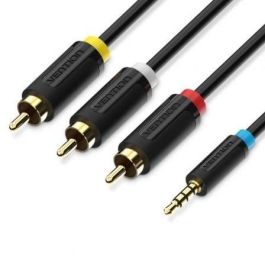 Cable Estéreo Vention BCCBG/ Jack 2.5 Macho - 3x RCA Macho/ 1.5m/ Negro Precio: 6.6550006655. SKU: B1FCNZ7GVK