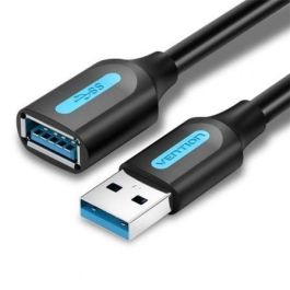 Cable Alargador USB 3.0 Vention CBHBI/ USB Macho - USB Hembra/ 5Gbps/ 3m/ Negro Precio: 7.95000008. SKU: B12TR7JAGV