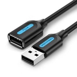 Cable Alargador USB 2.0 Vention CBIBG/ USB Macho - USB Hembra/ 480Mbps/ 1.5m/ Negro Precio: 4.94999989. SKU: B1CE9A6CWT