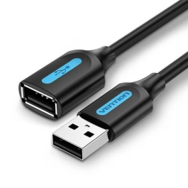 Cable Alargador USB 2.0 Vention CBIBJ/ USB Macho - USB Hembra/ 480Mbps/ 5m/ Negro Precio: 6.95000042. SKU: B1JST9RV77