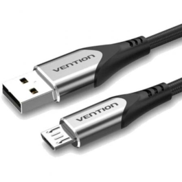 Cable USB 2.0 Vention COAHC/ USB Macho - MicroUSB Macho/ Hasta 60W/ 480Mbps/ 25cm/ Gris Precio: 2.6983. SKU: B129YSHX84